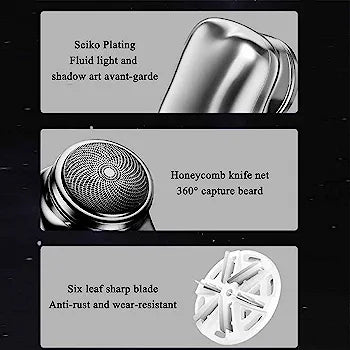 Mini Electric Shaver  ABS + Aluminum Model 2026