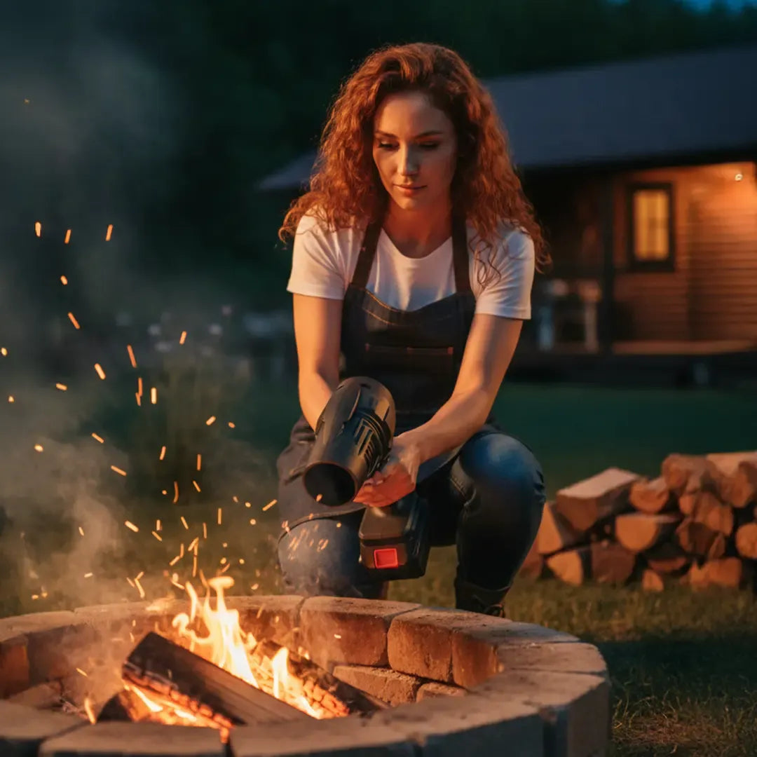 Turbo Cordless Leaf Blower – 21V Powerful for Every Task